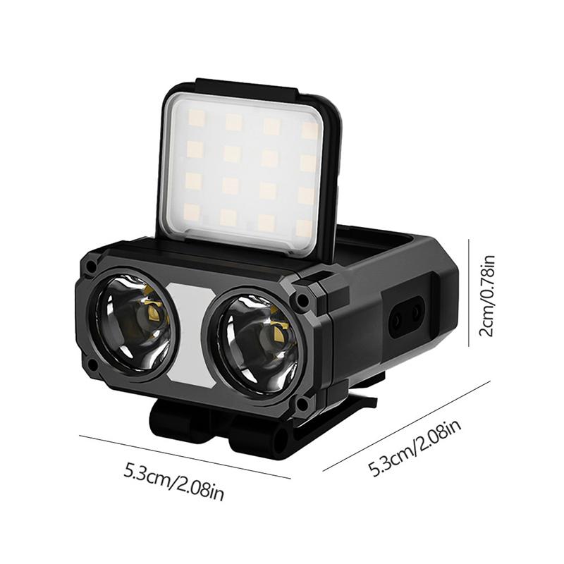 Ultra Bright Mini Rechargeable Head Lamp Led Clip On Cap Light Waterproof Sensor Hat Light Flashlight Headlamp For Fishing Camp