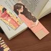 32pcs, retro girl and Cat reading bookmarks, perfect for teachers, readers and book lovers, a perfect birthday gift