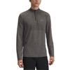 Under Armour Seamless Stride Half High Neck Solid Color Comfortable Casual Moisture Wicking Long Sleeve T-Shirt Men Tops Dawn-Gray Pink 1378168-009
