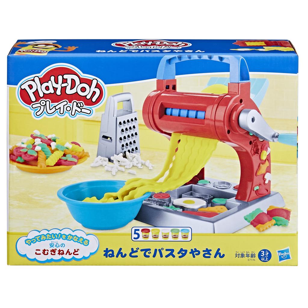 Hasbro Clay Pasta Ages 3 and Includes 5 Wheat Authentic Play-Doh Shop, Up, Clays, E7776,