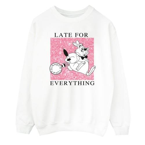 

Disney Mens Alice In Wonderland White Rabbit Sweatshirt L