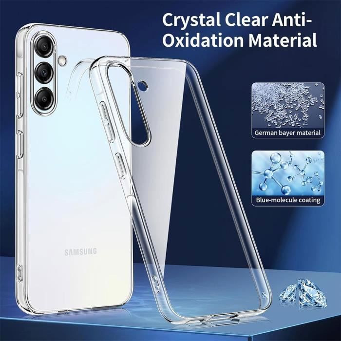 Skyddsskal - BOOLING - för Samsung Galaxy A55 5G - Mjuk Silikon - Stötsäkert - Transparent
