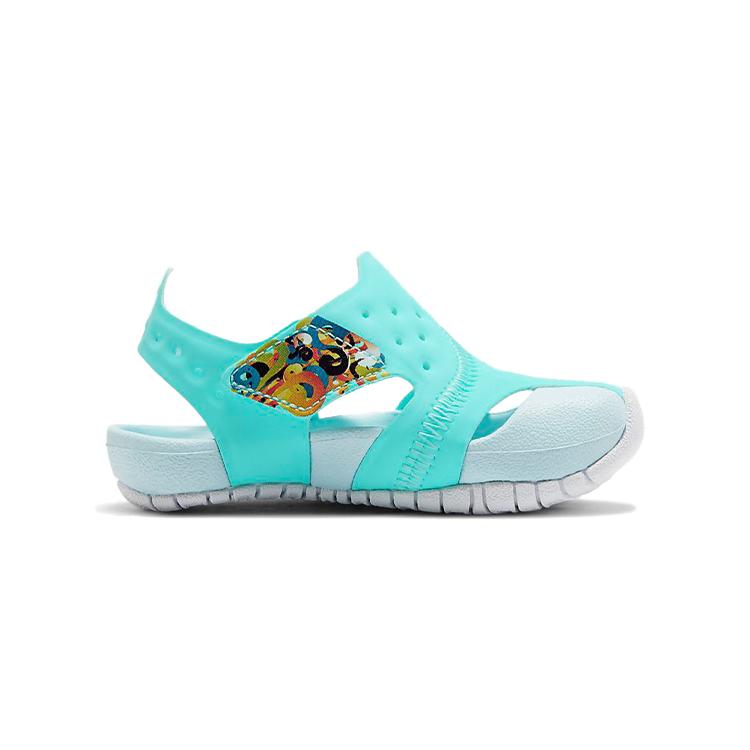 Jordan Flare PU Polyurethane Lightweight Abrasion Resistant Anti Kick Breathable Low Top Toddler Shoes Aurora Green CI7850-301