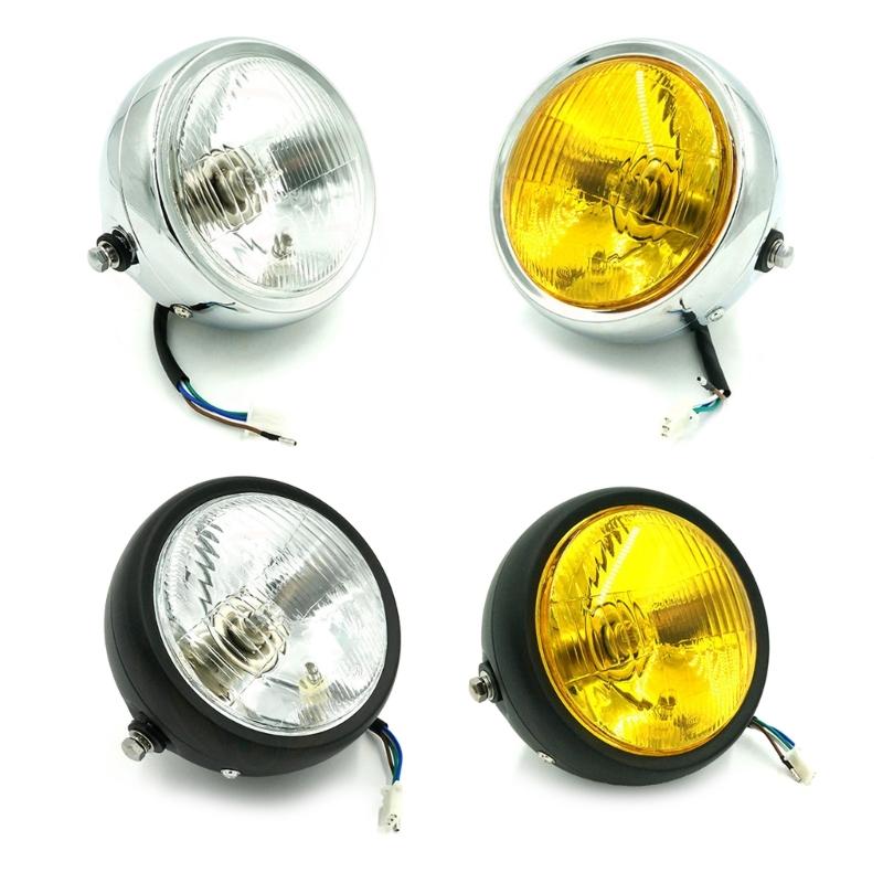 Motorcycle Headlight, Waterproof LED Motorcycle Lights Bulb Fog Headlights LED Driving Light for Motorcycle 5.75"