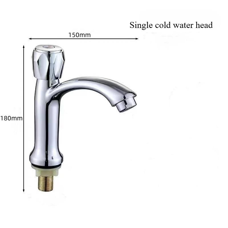 Chromed Bathroom Faucet Hot and Cold Water Basin Face Wash Tap Deck Mounted Basin Mixer Water Taps Bathroom Accessories