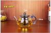 High-boron Heat-resistant Glass Teapot, Suitable for Home or Office Use. Stainless Steel Filter Teapot (400ml - Style 1)