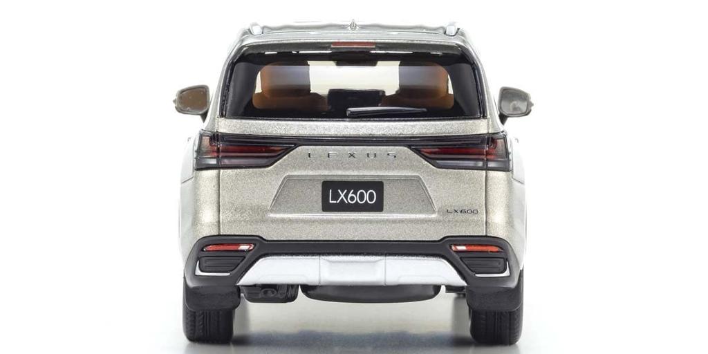 Kyosho Original 1/43 Scale Lexus LX 600 (Sonic Titanium) Finished Product