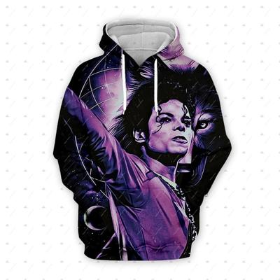 NewFashion Pop Şarkıcı Efsane Müzisyen Michael Jackson Vintage Retro Eşofman Takımı 3D Baskı Unisex Kazak Günlük Ceket Kapüşonlu Sweatshirt Q13