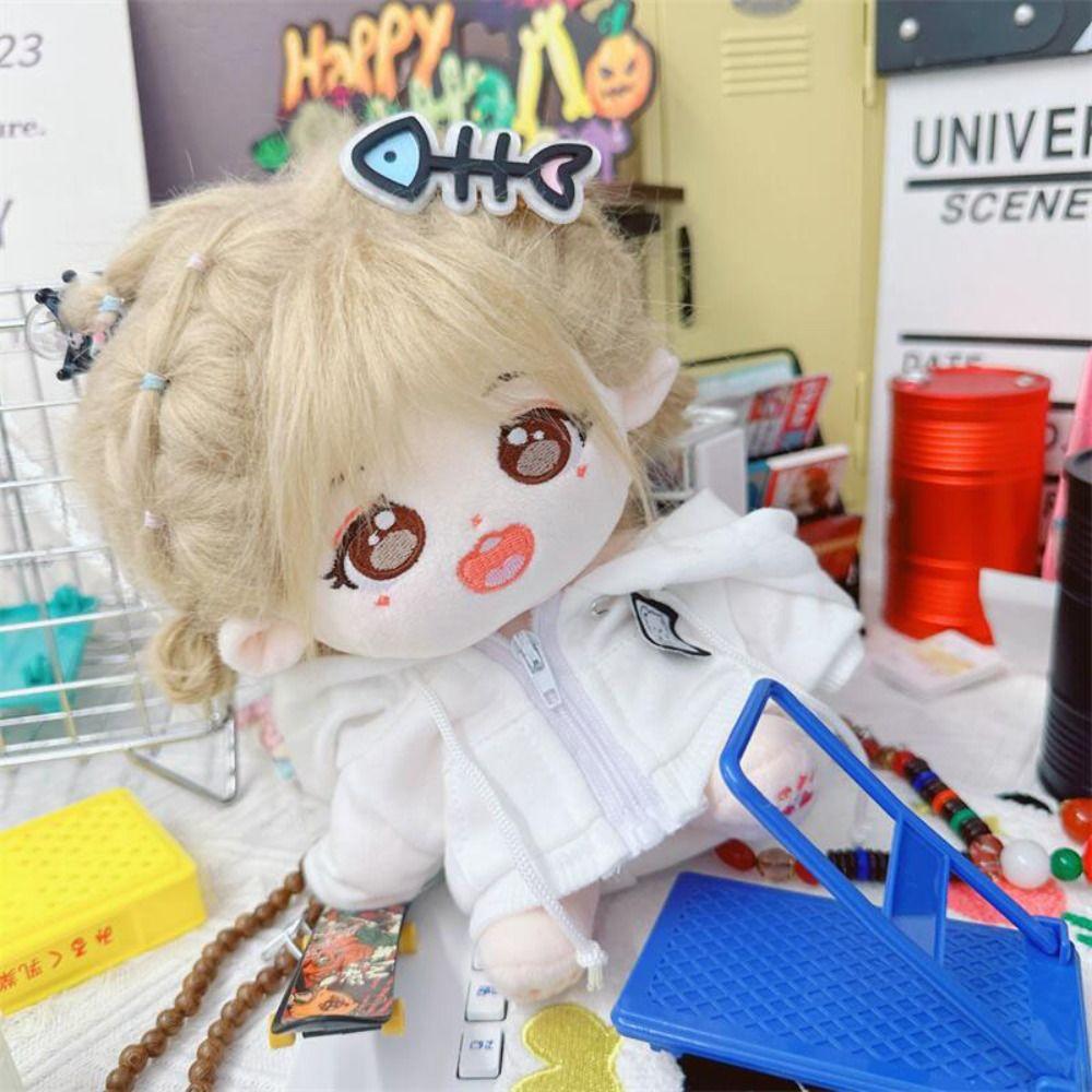 2 Colors Doll Hoodies Fashion Plush Doll Coat 10/20cm Cotton Dolls/1/12 BJD Dolls