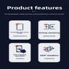 Suction Cup Car Phone Holder Dashboard Folding Stand 360° Multi-Angle Rotation Stable Mount for Horizontal & Vertical Navigation in Car