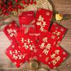2025 Year of the Snake Luxury Red Envelope - Creative New Year Lucky Money Packet for Spring Festival, Featuring Gong Xi Fa Cai Design.