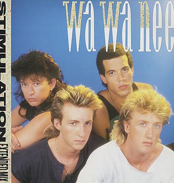 

12-дюймовая пластинка WA WA NEE - Stimulation 123P809 Epic 1985 Япония Рок Б/У