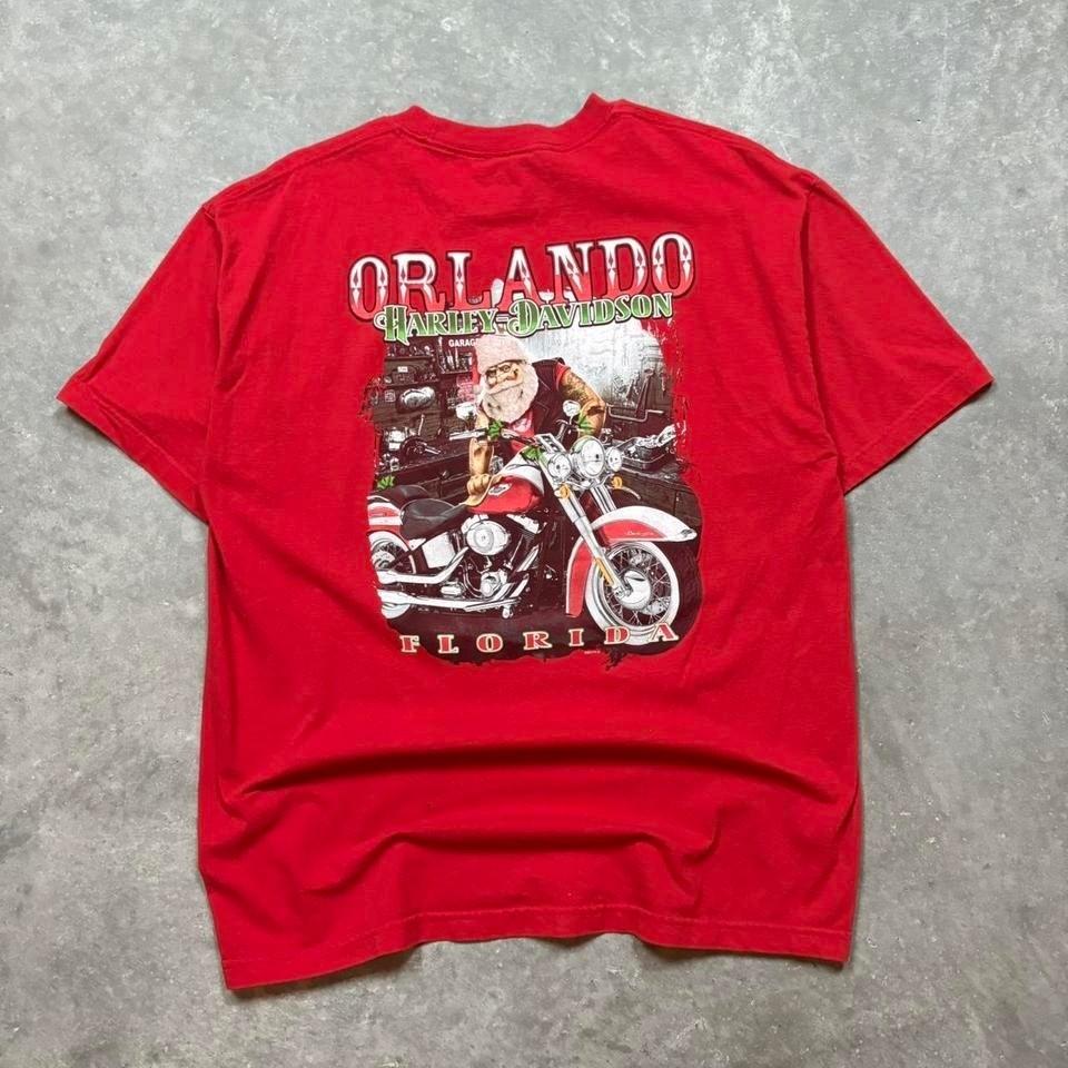Santa clause Harley Davidson tee Unisex T-Shirt M