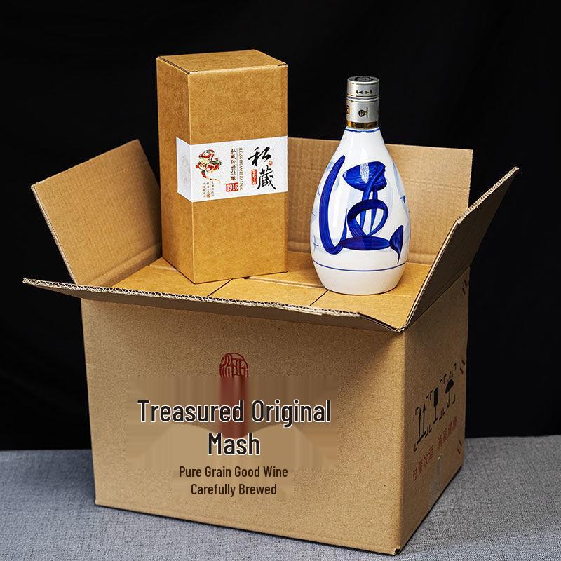 

Набір пляшок Baijiu з ретро-подарунковою коробкою та безкоштовною доставкою
