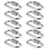 Carabiners - AIMOONSA - M3.5 - 304 Stainless Steel - Pack of 10 - Screw Lock