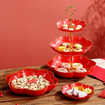 Multi-Layer Fruit Plate, Living Room, Household Afternoon Tea, Cake, Snack Placement Plate, High-Value Ornament, Dessert Rack