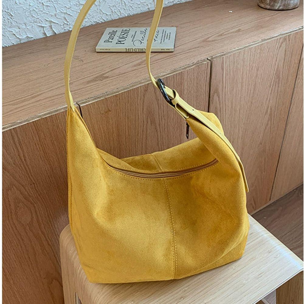 Handbag Vintage PU Crossbody Bag Large Capacity Female Tote Bag Suede Matte Hobo Bag Students