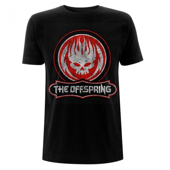 

The Offspring Unisex Adult Distressed Skull T-Shirt XL