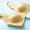 One-piece Non-marking Underwear for Women with Gathered and Fixed Cups with Soft Support and No Steel Ring Bra