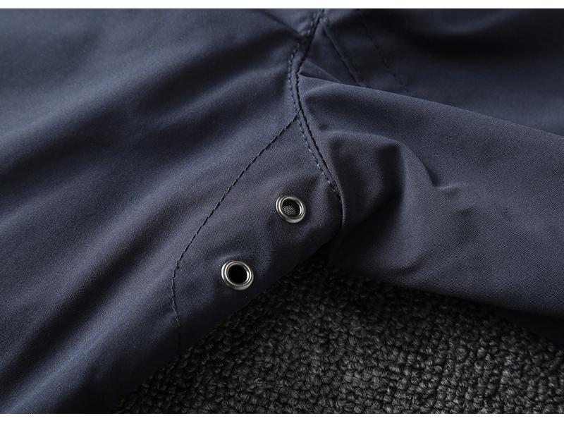 Herren Herbst/Winter Schlanke Passform Windjacke: Business Casual, Vielseitig, Doppellagige Reversjacke.
