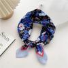 58 Cotton Linen Silk Scarf - Versatile Korean Fashion Neck and Head Bandana for Women