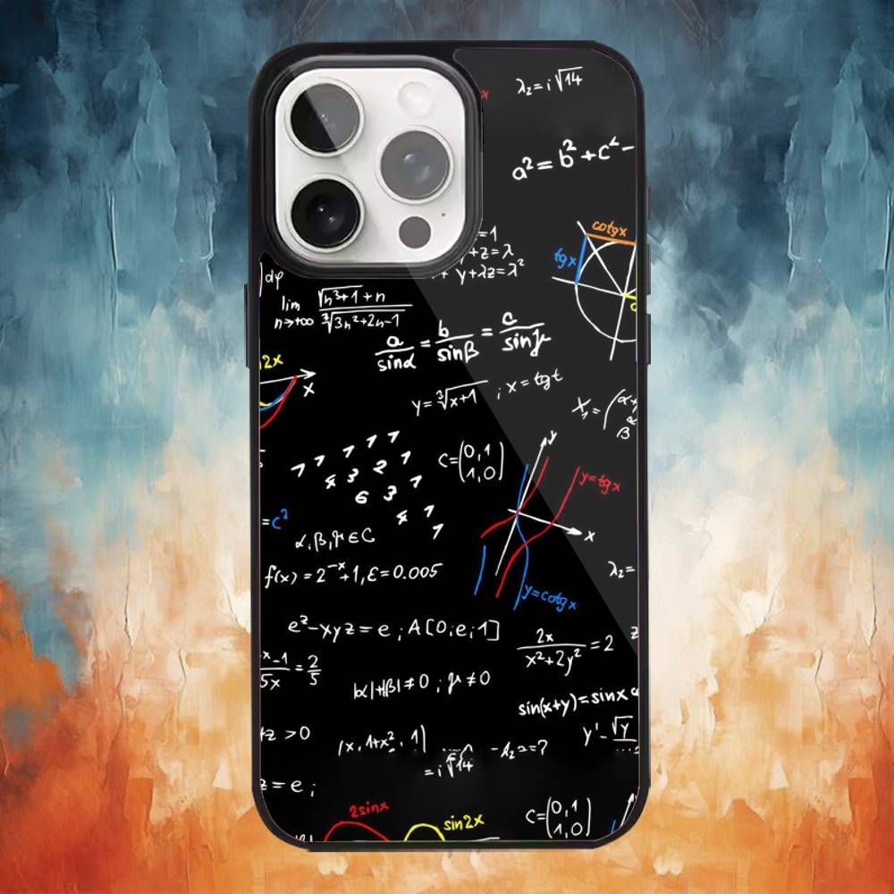 Physics Math Formula Equation Phone Case For iPhone 17,16,15,14,13,12,11,Plus,Pro,Max for Magsafe Magnetic Wireless Charging