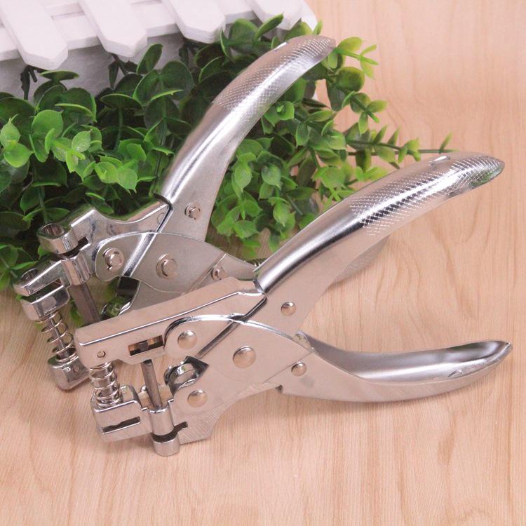 Ручные дырокольные щипцы Owen 016 с одним отверстием для ПВХ-карт Round Hole 5MM + Elliptical 3x15MM