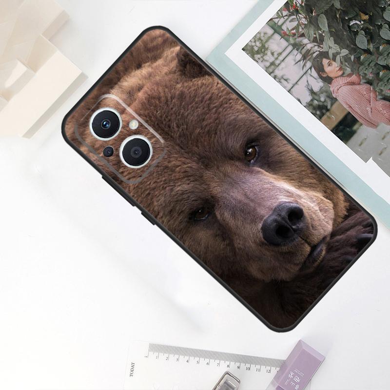 Grizzly Bear Case For OPPO Reno 8T 4Z 5Z 11F 10 Pro 4 5 6 8 7 Lite OPPO Find X6 X5 Pro X2 X3 Neo Cover
