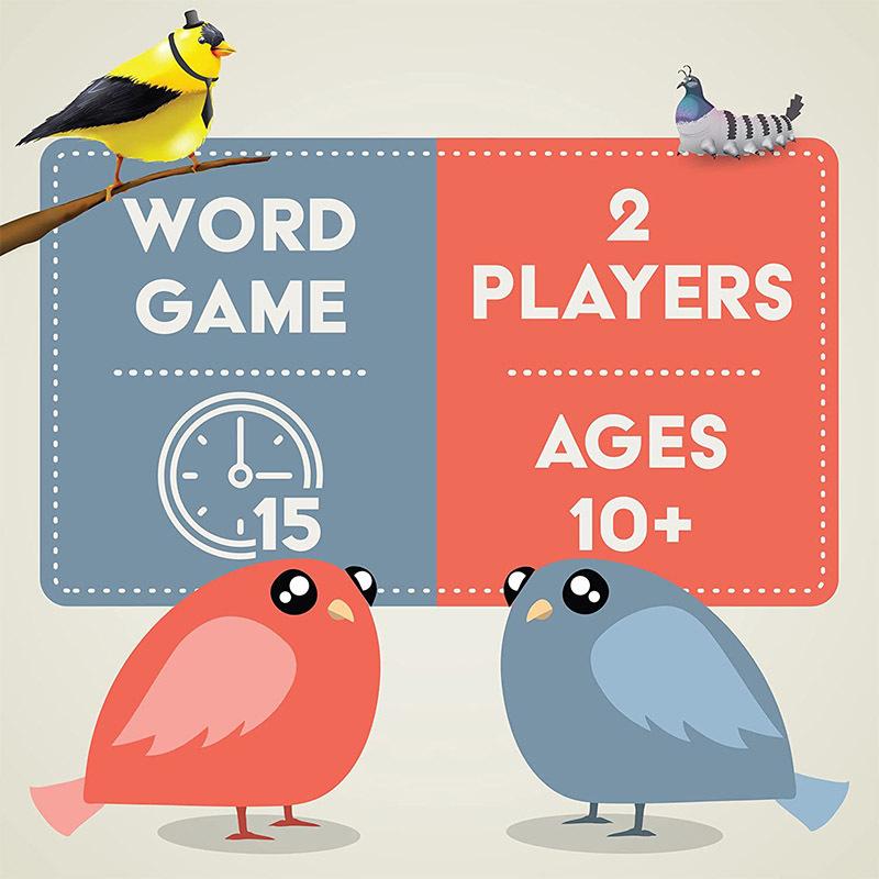A Little Wordy Verbose Bird Game Card Family Gathering Game Card Board Game