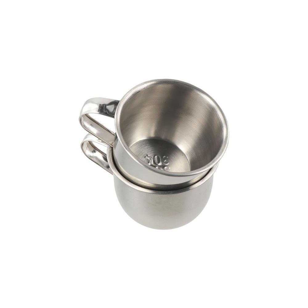 60ml 304 Stainless Steel Tea Cup Anti-fall Drinking Cup Drinkware Coffee Mug Liquor