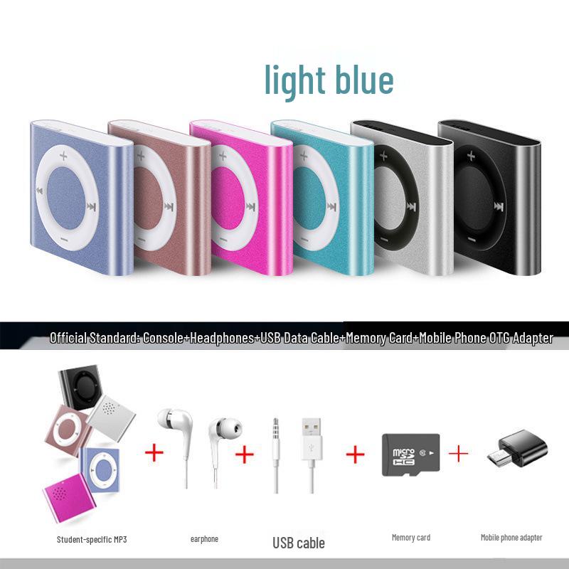 Portable Mini MP3 Player: Music & English Listening Device for School, Sports, and More