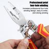 Electrician Plier 8-in-1 Multifunctional Versatile Wire Stripping Pliers Electricity Measurement Non-slip Wire Stripping Plier