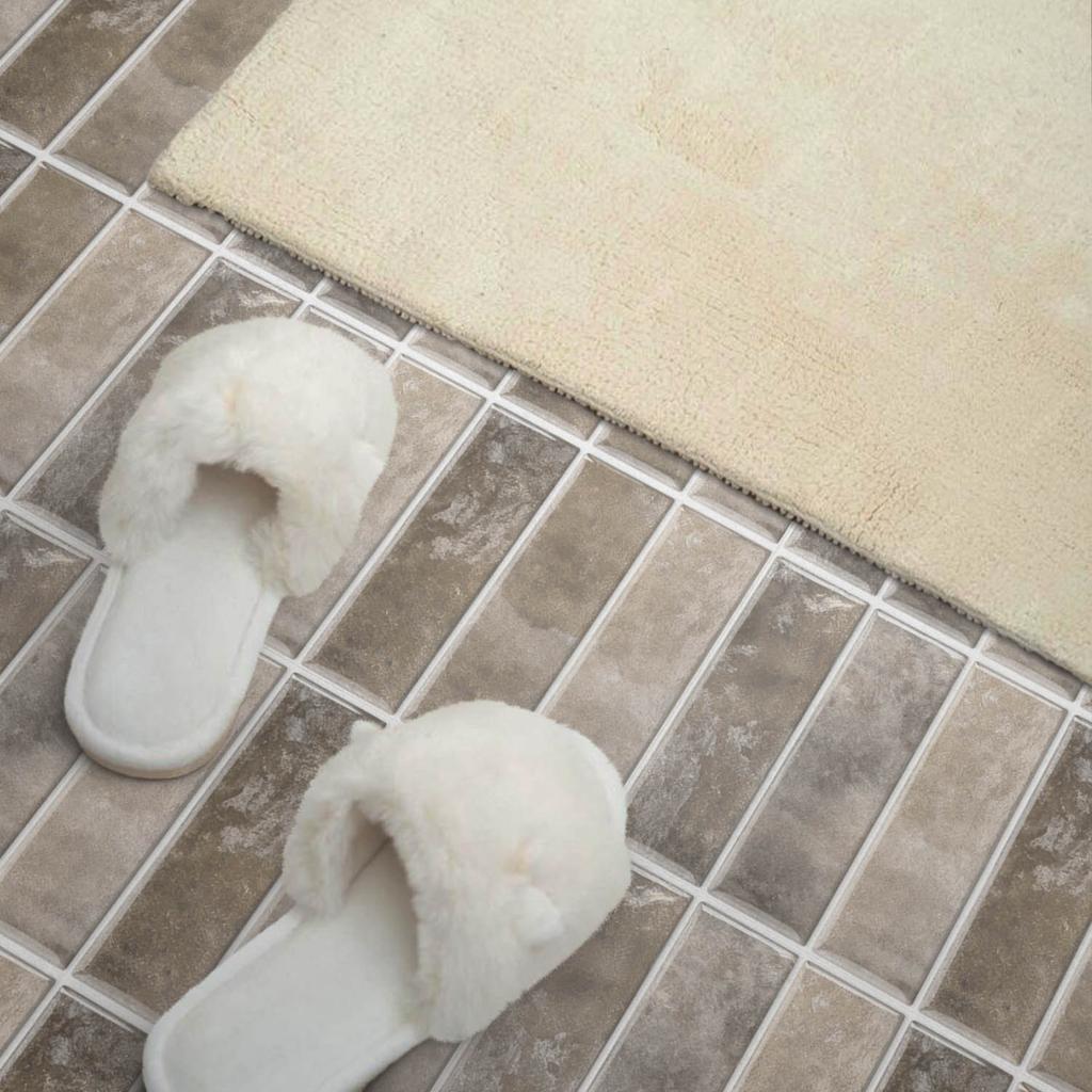 Stick-on Decorative Tiles for a Quick Wall Makeover Rectangular Tiles 9x30x30 cm