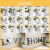 Chic 4 Letters Love Home Furniture Mirror Tiles Self-adhesive Wall Sticker Decor