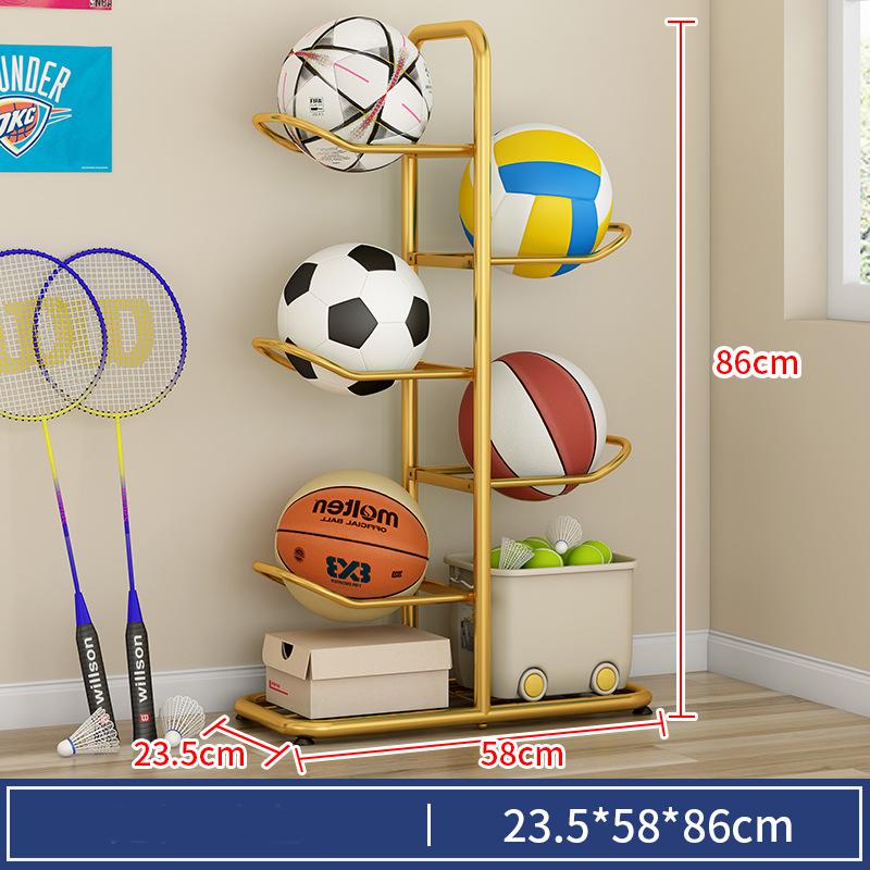 Indoor Children Basketball Storage Rack Put Ball Football Storage Basket Placed Rack Kindergarten Volleyball Stand Holder Space
