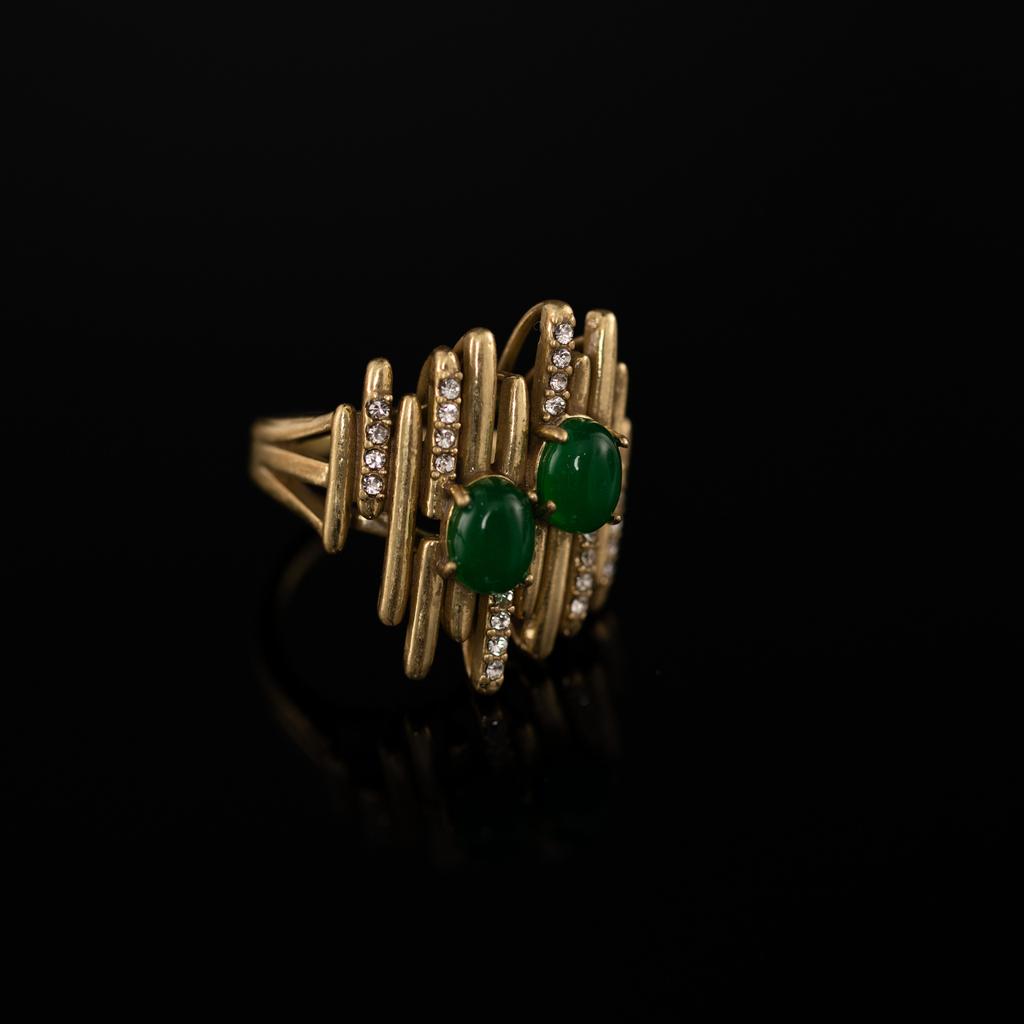 Medieval Copper Alloy Ring, Retro Court Style, High Sense Female Designer Temperament, New Ring