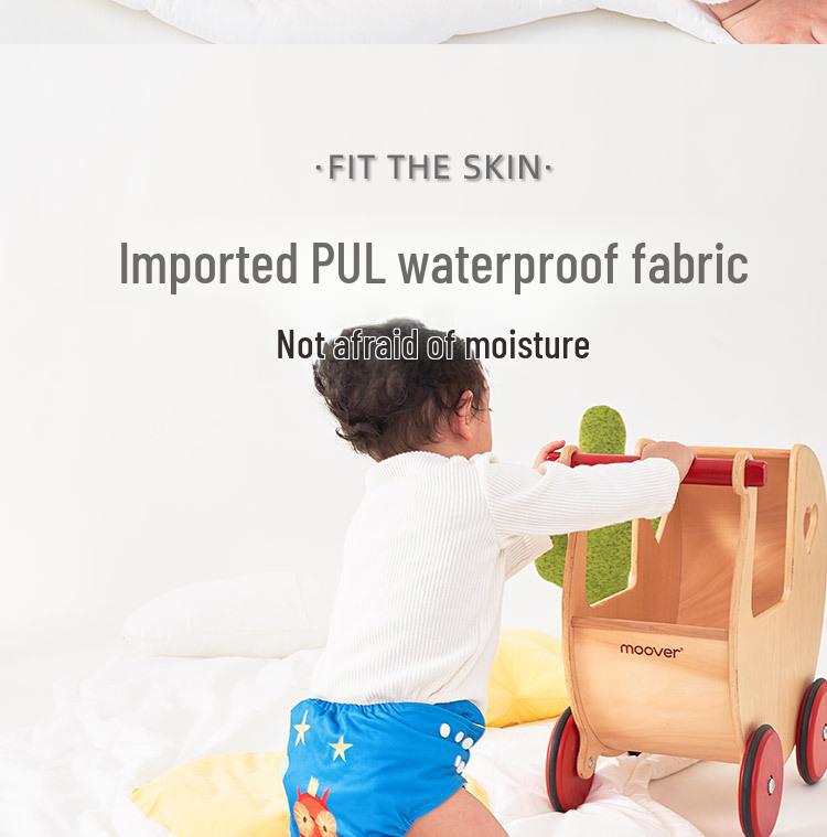 Happyflute Wasserdichte & Auslaufsichere Waschbare Baby Stoffwindeln