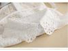 Women's Versatile White Ruffle Stand-Up Collar Dickey Sweater Accessory