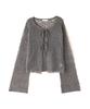 Proportion Body Dressing Charcoal Openwork Knit Sweater Set Women's