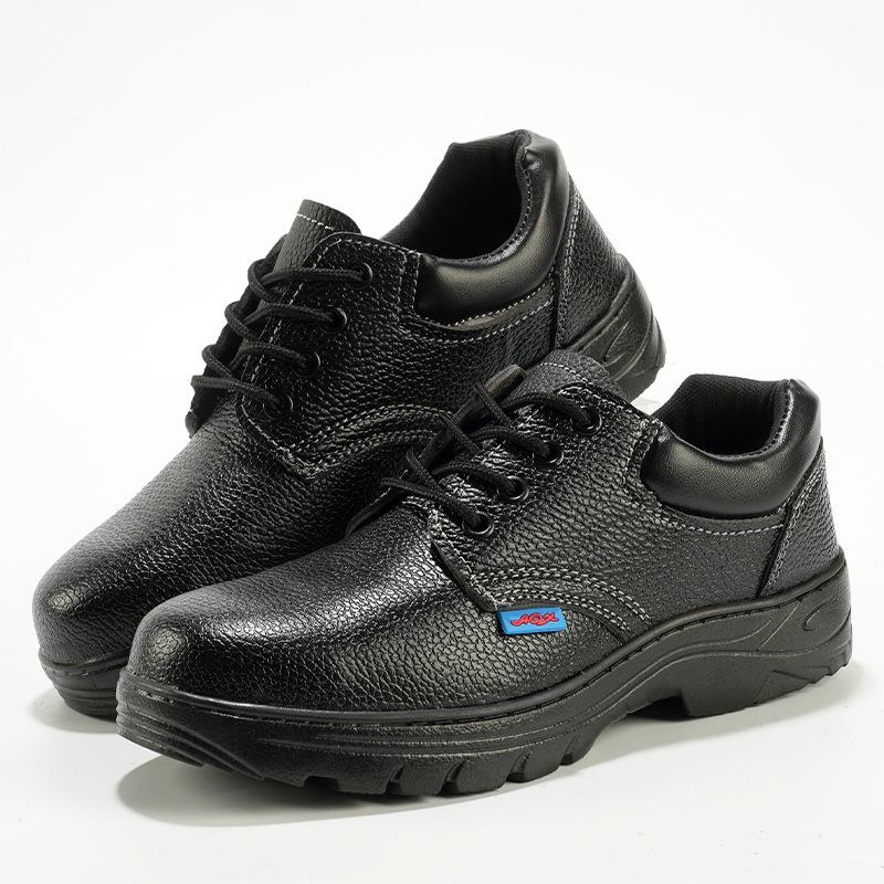 Men's Breathable Steel Toe Safety Shoes - Anti-smash, Anti-puncture, Low-cut Protective Work Footwear