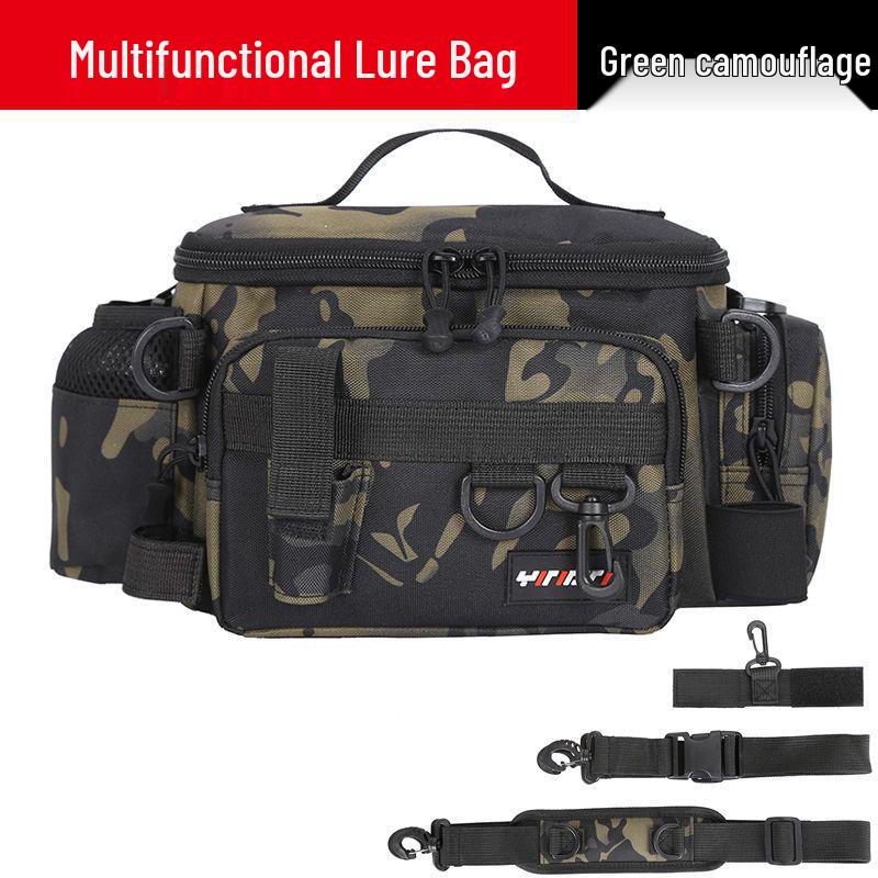 Wasserdichte Multifunktionale Angeltasche: Köder, Rute, Ausrüstung, Taille, Umhängetasche, Einzelschulter