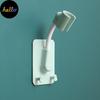Universal Shower Head Holder Adjustable Self-Adhesive Showerhead Bracket With 2 Hooks