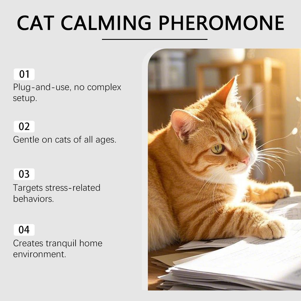 The Cat's Calming Plug-in Diffuser Reduces Pressure  Soothed Behavior  And Maintained Emotional Balance And Stability 45ML