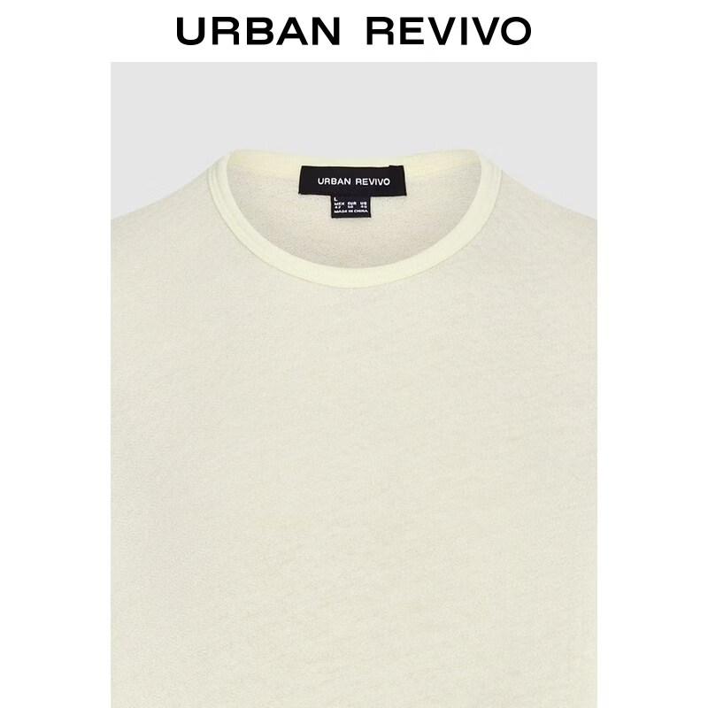 UR Spring 2026 Men's Minimalist Textured Crew Neck T-Shirt