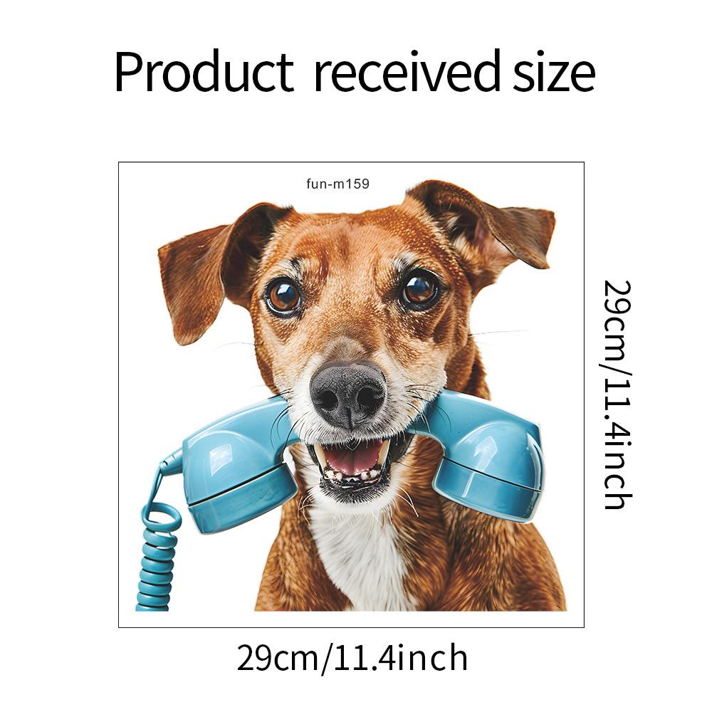 

Fun-m159 Щенячий телефон для ванной комнаты, туалета с наклейками для домашнего декора 29*29CM/fun-m159