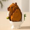 Capybara Construction Blocks Toilet Paper Block Set Figure