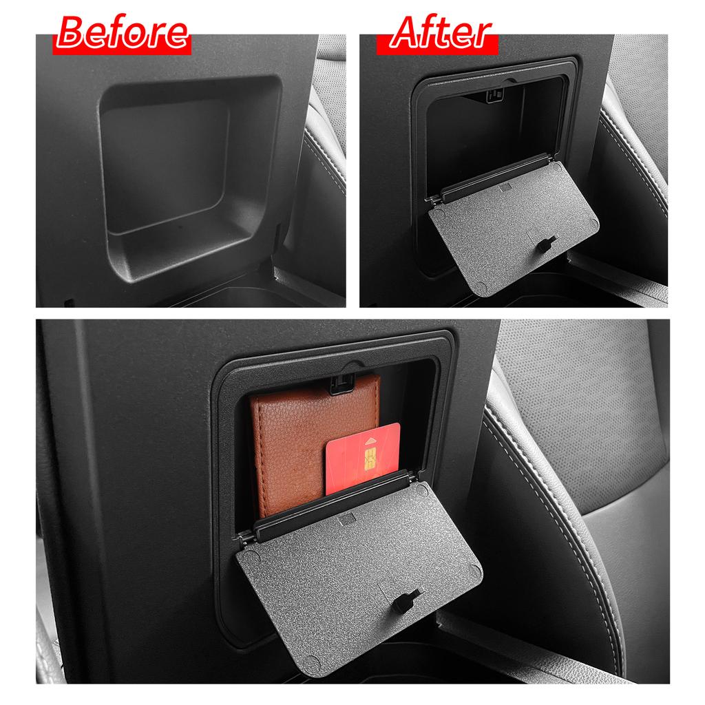 Pro Toyota Land Cruiser Prado 250 2025 2025 LC250 J250 Vložka úložného boxu loketní opěrky do auta Skrytý podnos Interiérové doplňky Černá