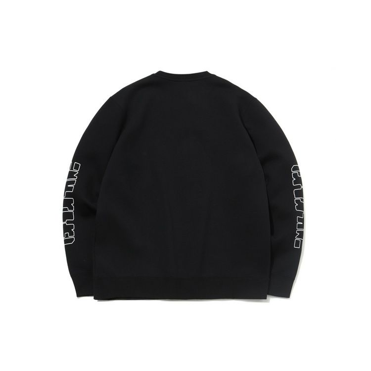 Li Ning Badfive Basketball Serie Sport Bedruckt Buchstaben Pullover Sweatshirt Herren Sweatshirt Schwarz AWDR049-4