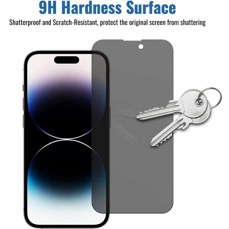 3D Privacy Screen Protectors For iPhone17AIR 16E 15 Plus Anti-spy Protective Glass For iPhone 15 14 13 12 11 Pro Max Glass