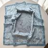 Luxury Square Scarf For Women Elegant Ladies Floral Hijab Neckerchief Shawl Soft Stain Imitation Silk Scarves For Travel Beach